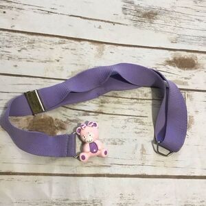 Retro Girls Child‎ Vintage Bear Belt purple
